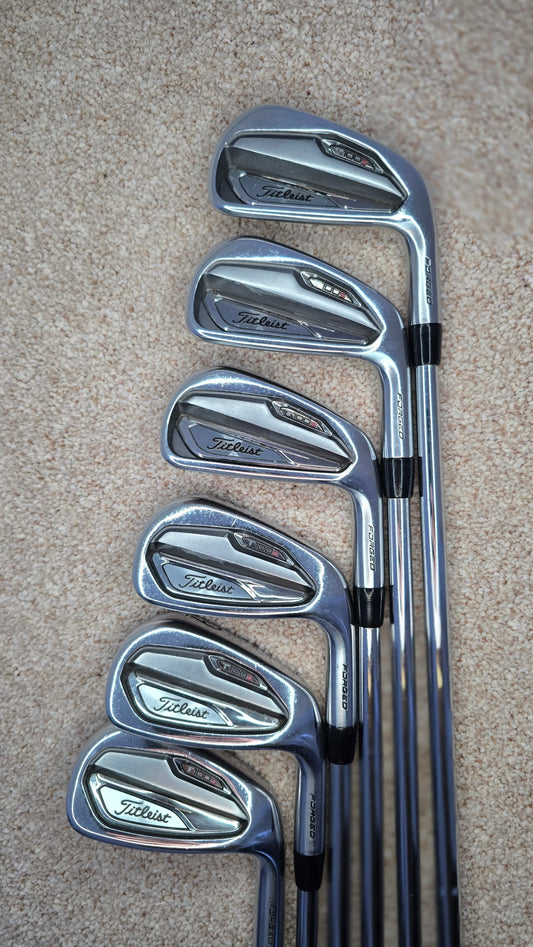 Titleist T100s 2019 Irons / 5-PW / Stiff Flex AMT Tour White S300 Shafts