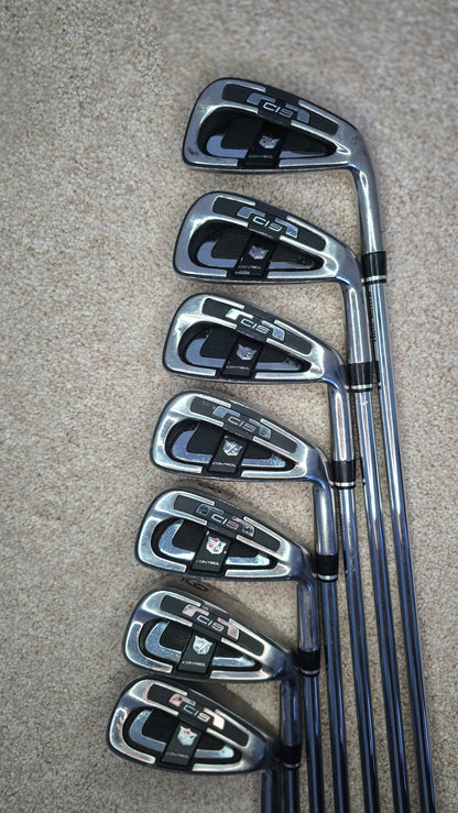 Wilson Ci-9 Men's Right Hand Irons / 4 to Pw / SS 105 FST Regular Flex