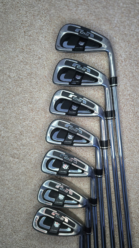 Wilson Ci-9 Men's Right Hand Irons / 4 to Pw / SS 105 FST Regular Flex
