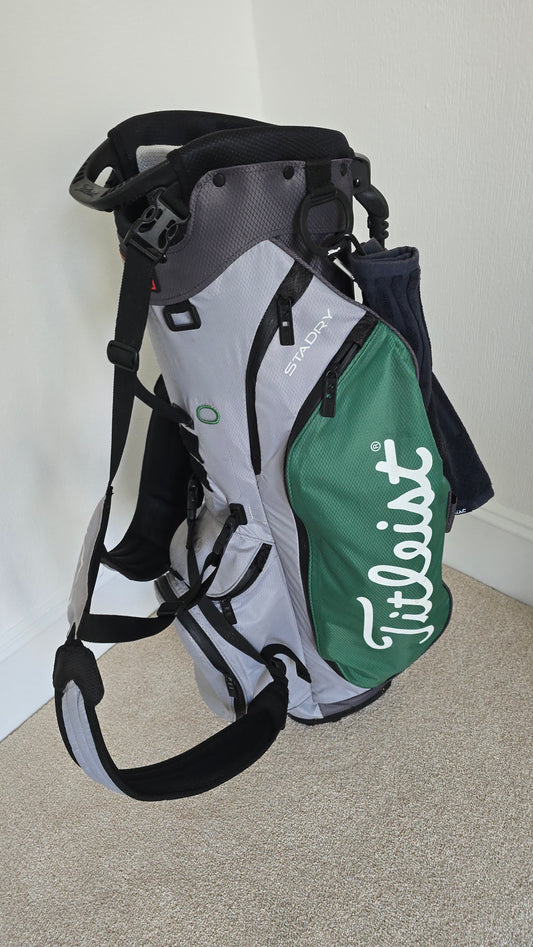 Titleist Golf Carry Bag Grey and Green