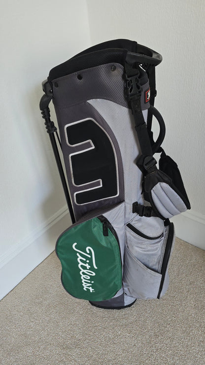 Titleist Golf Carry Bag Grey and Green